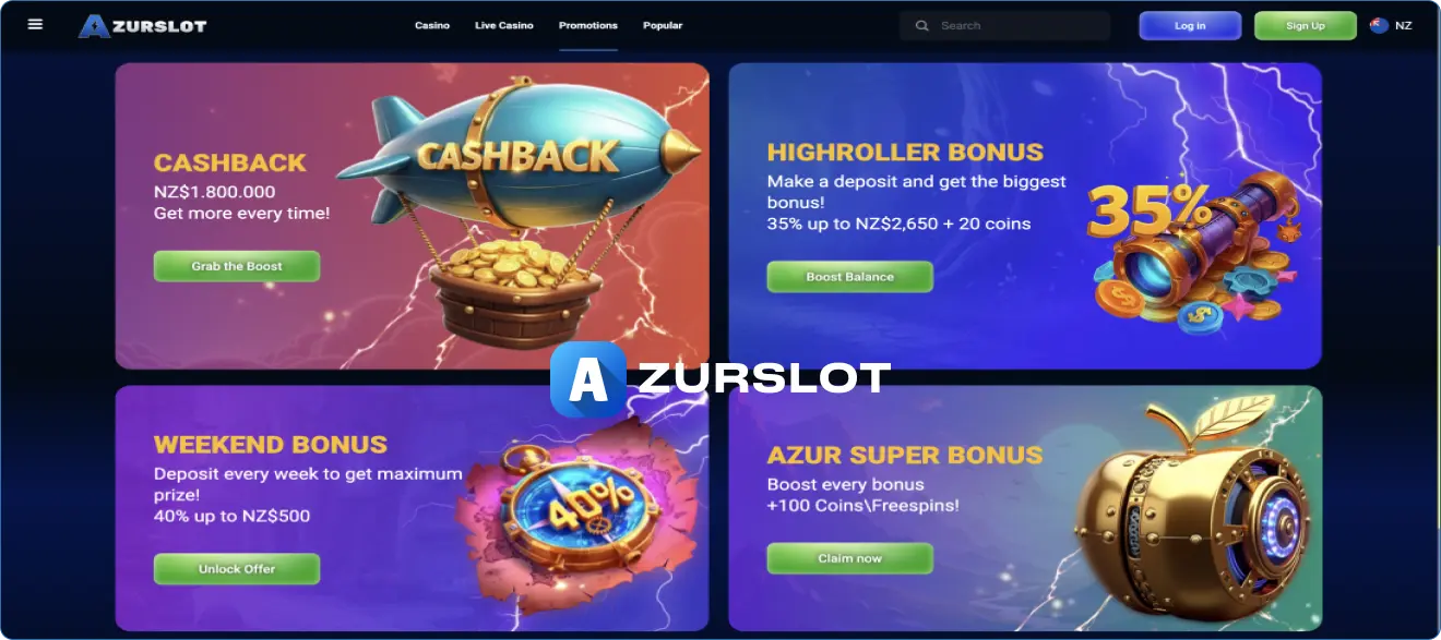 AzurSlot Bonus Offers